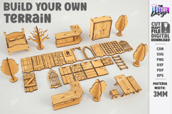 RPG Terrain and Miniature Building Laser Cut | Tabletop Game Product Image 2