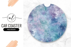 Abstract Round Car Coaster Png Design Product Image 1