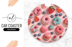 Colorful Donuts Strawberries And Blueberries Product Image 1