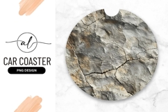 Cracked Rock Texture Round Design Element Product Image 1