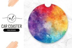 Round car coaster png design Product Image 1