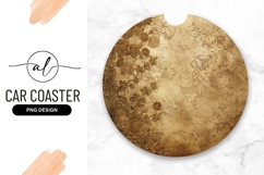 Elegant round car coaster png design Product Image 1