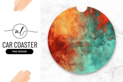 Round car coaster png design Product Image 1