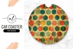 Round car coaster png design Product Image 1