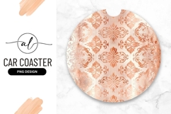 Elegant round car coaster png design Product Image 1