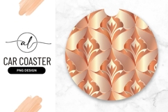 Elegant round car coaster png design Product Image 1