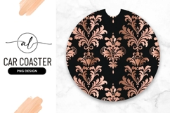 Elegant round car coaster png design Product Image 1