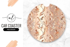 Elegant round car coaster png design Product Image 1