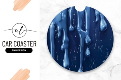 Round car coaster png design Product Image 1