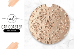 Elegant round car coaster png design Product Image 1