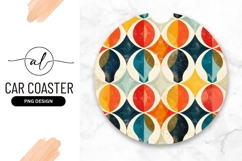 Round car coaster png design Product Image 1