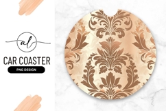 Elegant round car coaster png design Product Image 1