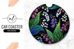 Floral Illustration of Lily of the Valley Flowers and Leaves Product Image 1