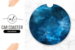 Cosmic Nebula Illustration in a Round Shape Product Image 1