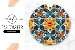 Circular Pattern with Floral and Geometric Designs Product Image 1