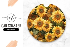 Sunflowers in a Circle Arrangement Yellow Petals Product Image 1