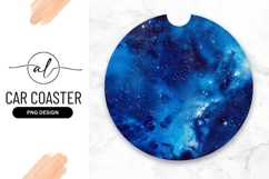 Blue Galaxy Space Illustration With Stars Product Image 1