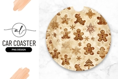 Gingerbread And Snowflake Christmas Pattern Product Image 1