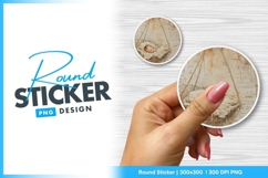 Round sticker png baby hammock new born Product Image 1