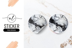 Abstract Marble Texture Design In A Round Shape Product Image 1