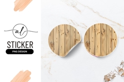 Round Wooden Plank Texture Light Brown Grain Pattern Product Image 1