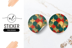 Colorful Overlapping Circles on Textured Background Product Image 1