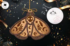 Gothic Christmas Ornaments Laser Cut SVG Product Image 4