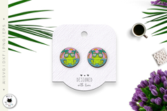 Cute Beach Earrings | Beach Studs Laser Cut Product Image 4