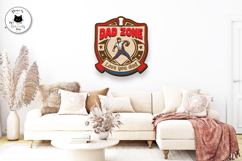 Baseball Dad Sign Laser Cut | Fathers Day SVG Designs Product Image 3