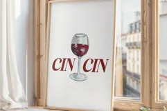 Nostalgin Wine Ilustration - Vintage Wine Wall Art Product Image 2