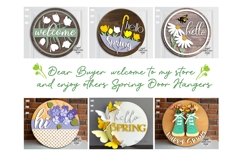 Butterly Welcome sign | Hello Welcome door sign Product Image 5