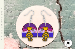 Animal Boho Laser Cut Earrings SVG | Laser Cut Jewelry Product Image 4