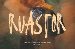 Ruastor - The Delightfully Brush Font Product Image 1