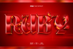 Ruby 3D editable text effect Product Image 1