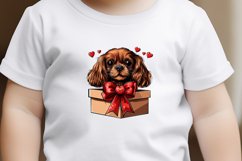 Ruby Cavalier Love Bundle - Romantic Dog Valentine PNG Art Product Image 8