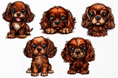 Cavalier King Charles Spaniel Clipart Bundle | 20 PNG Dogs Product Image 2