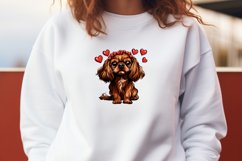Ruby Cavalier Love Bundle - Romantic Dog Valentine PNG Art Product Image 6