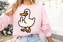 Rude Seagull PNG, Middle Finger Seagull Shirt, Adult Humor Product Image 5