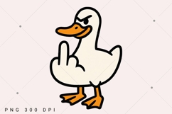 Rude Seagull PNG, Middle Finger Seagull Shirt, Adult Humor Product Image 1