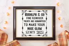 Rudolph And Co Fine Reindeer SVG ,Christmas SVG Design Product Image 3