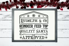 Rudolph And Co Fine Reindeer SVG ,Christmas SVG Design Product Image 3