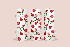 Rudolph reindeer christmas skinny tumbler sublimation wrap with high resolution 300 DPI and transparant background perfect 20oz 30oz skinny tumbler