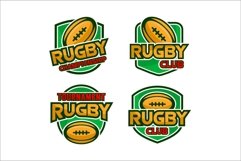 Rugby tournament logo, Eps file, Ai file, PNG and Svg Product Image 3
