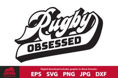 Rugby Obsessed - Vintage / Retro Styled Design Product Image 1