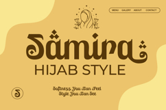 Ruhia Arabic - Arabic Style Display Typeface Product Image 2
