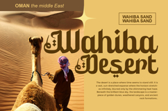 Ruhia Arabic - Arabic Style Display Typeface Product Image 4