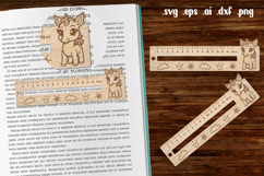 Unicorn Wooden Liner Readers Guide Ruler Product Image 1