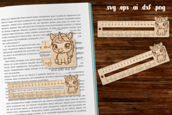 Unicorn Wooden Liner Readers Guide Ruler Product Image 1