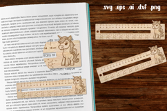 Unicorn Wooden Liner Readers Guide Ruler Product Image 1