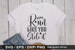 Game Day SVG Design - Run like you stole it Product Image 5